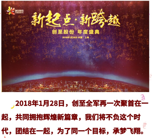 新起点·新跨越丨创至股份2018年度盛典